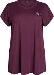 Lang workout T-shirt, Rood