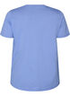 Basic katoenen T-shirt met ronde hals, Paars, Packshot image number 1