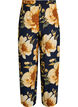 Losse viscose broek met print, Blauw, Packshot image number 1