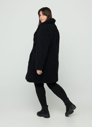 Trendy jas met knoopsluiting, Black, Model image number 1