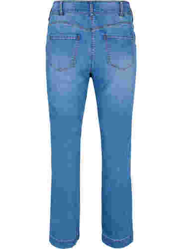 Ellen jeans met high waist en bootcut, Blue denim, Packshot image number 1