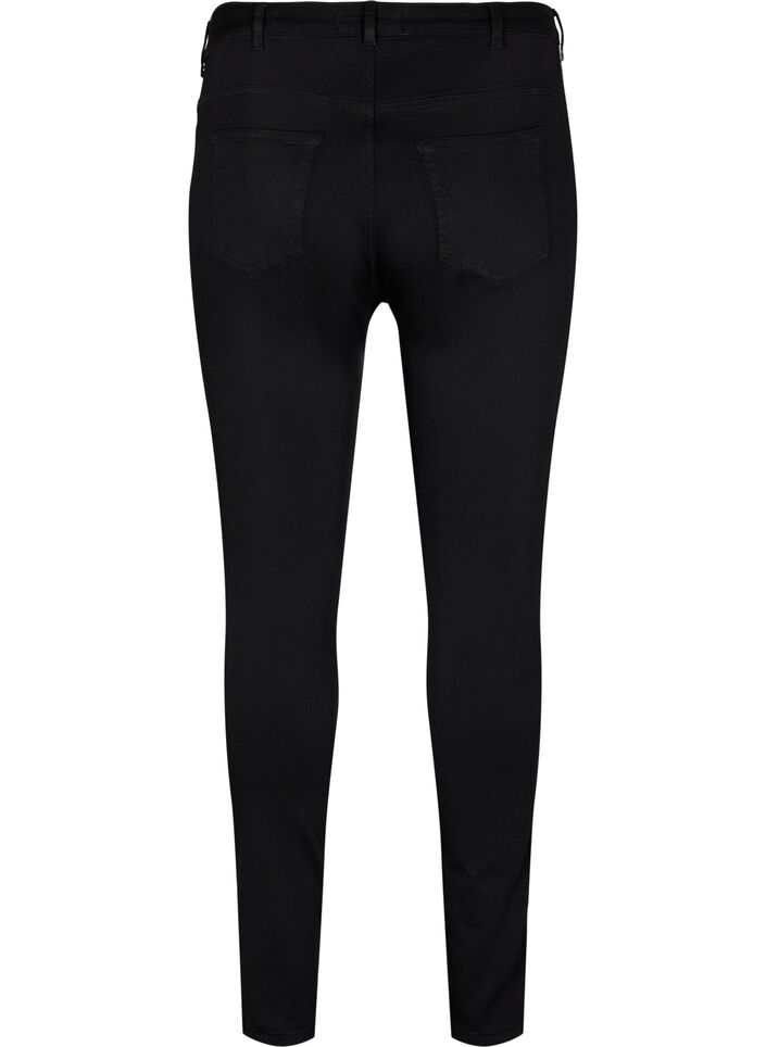 Stay black Amy jeans met hoge taille, Black, Packshot image number 1