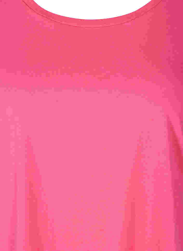 Blouse in katoen, Fandango Pink, Packshot image number 2