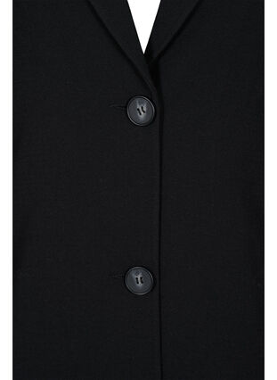 Klassieke jas met knoopsluiting, Black, Packshot image number 2