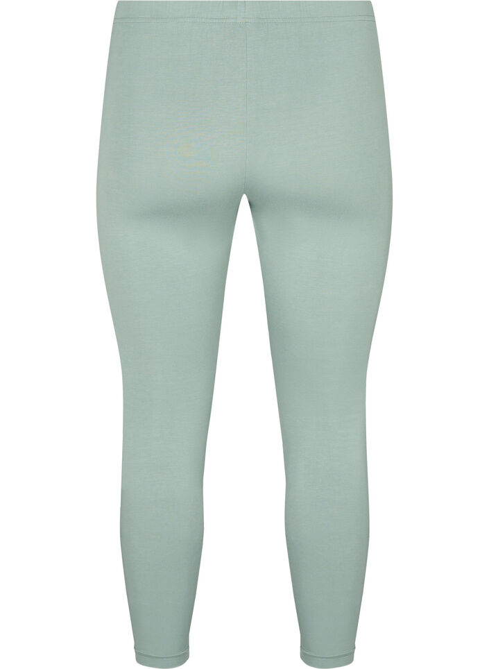 Basic legging in viscose, Groen, Packshot image number 1