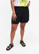 Losse shorts van viscose, Black, Model image number 2