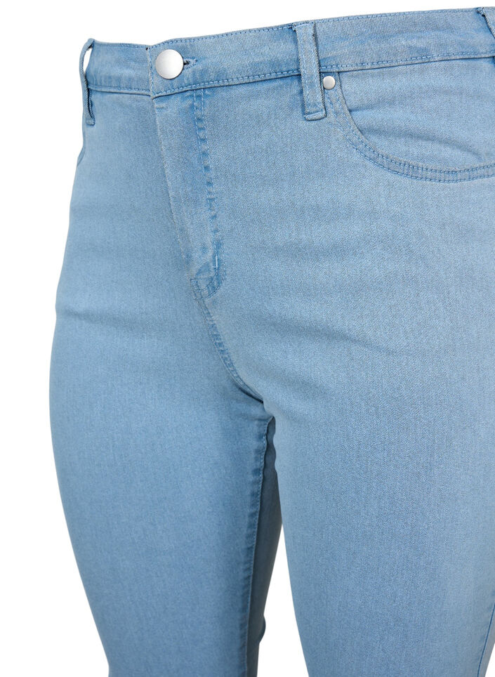 super slim fit Amy jeans met hoge taille, Blauw, Packshot image number 2