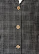 Korte blazer met een geruit patroon, Grijs, Packshot image number 2