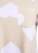Lange nacht T-shirt in een modalmix met hartjes, Beige, Packshot image number 2