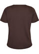 T-shirt met motief, Bruin, Packshot image number 1