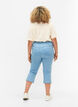 Driekwart broek in katoenmix, Light blue denim, Model image number 1