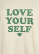 T-shirt met print, Geel, Packshot image number 2
