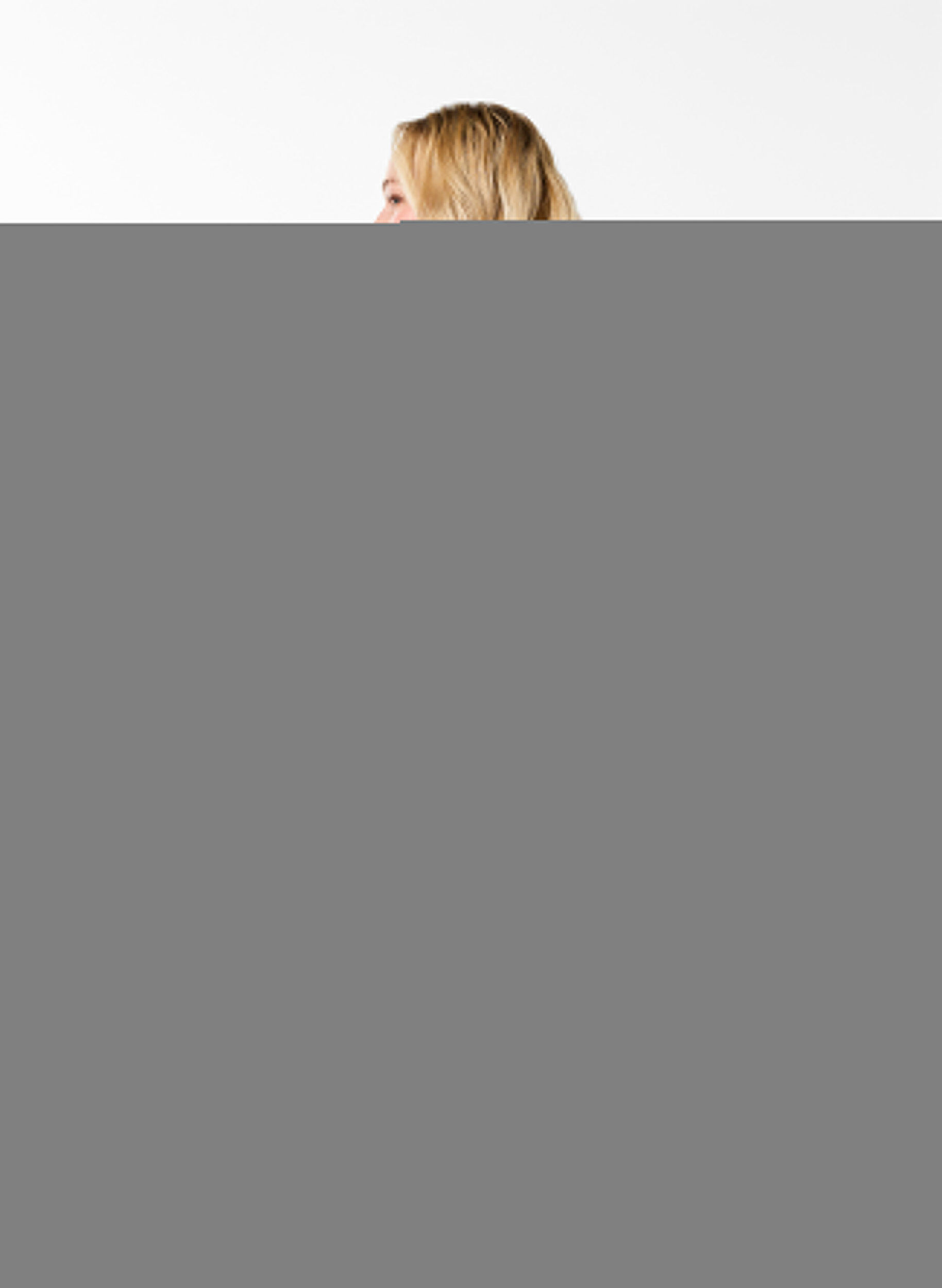 Zizzi Ochtendjas met rits en capuchon, Grijs, Model image number 2