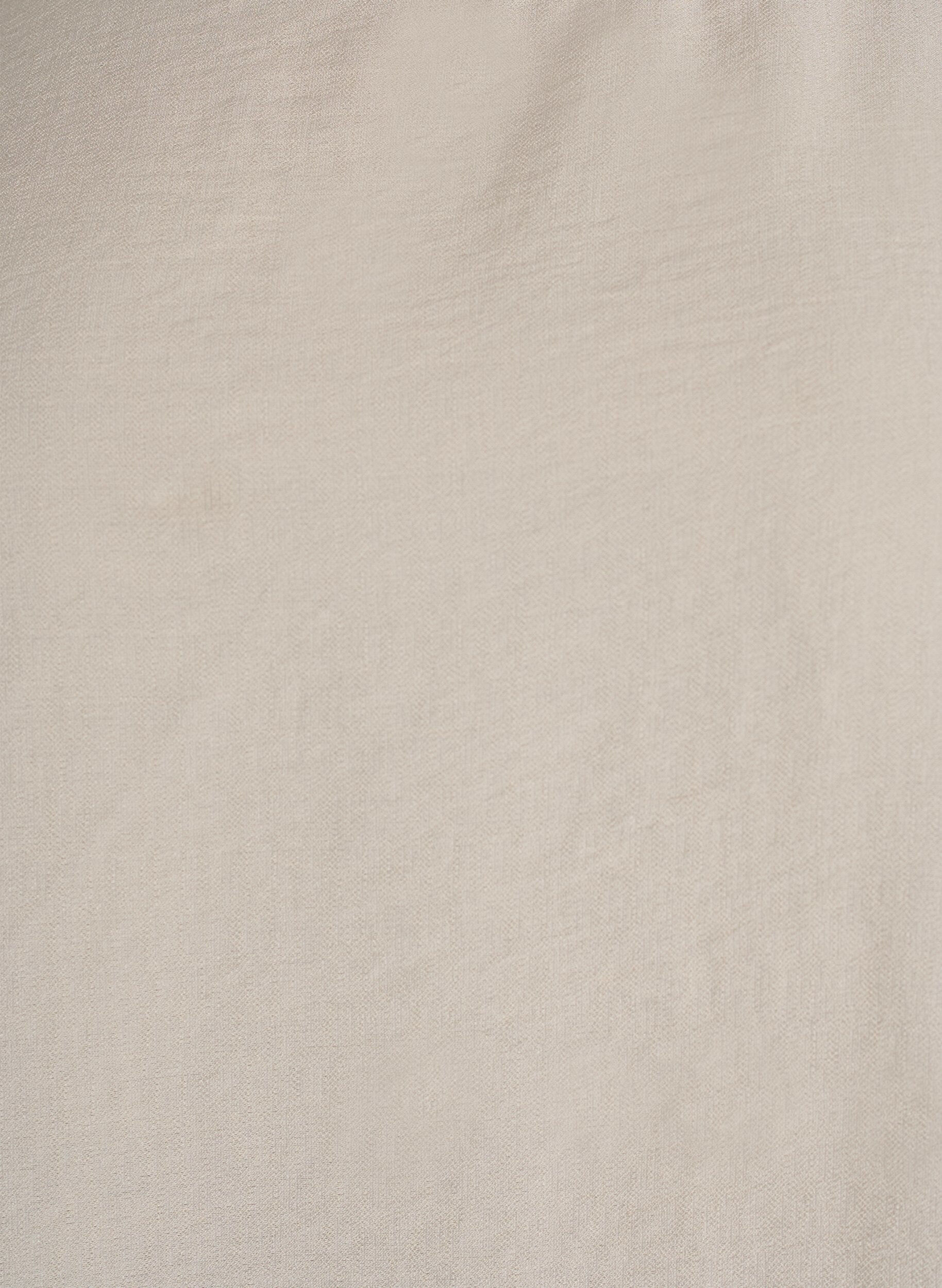 Zizzi Viscose blouse met 1/2 mouwen, Beige, Packshot image number 2