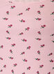 Top met print en kanten rand, Rood, Packshot image number 2