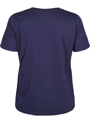 FLASH - T-shirt met motief, Navy Blazer Wave , Packshot image number 1