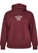 Hoodie met borstprint, Rood, Packshot image number 0