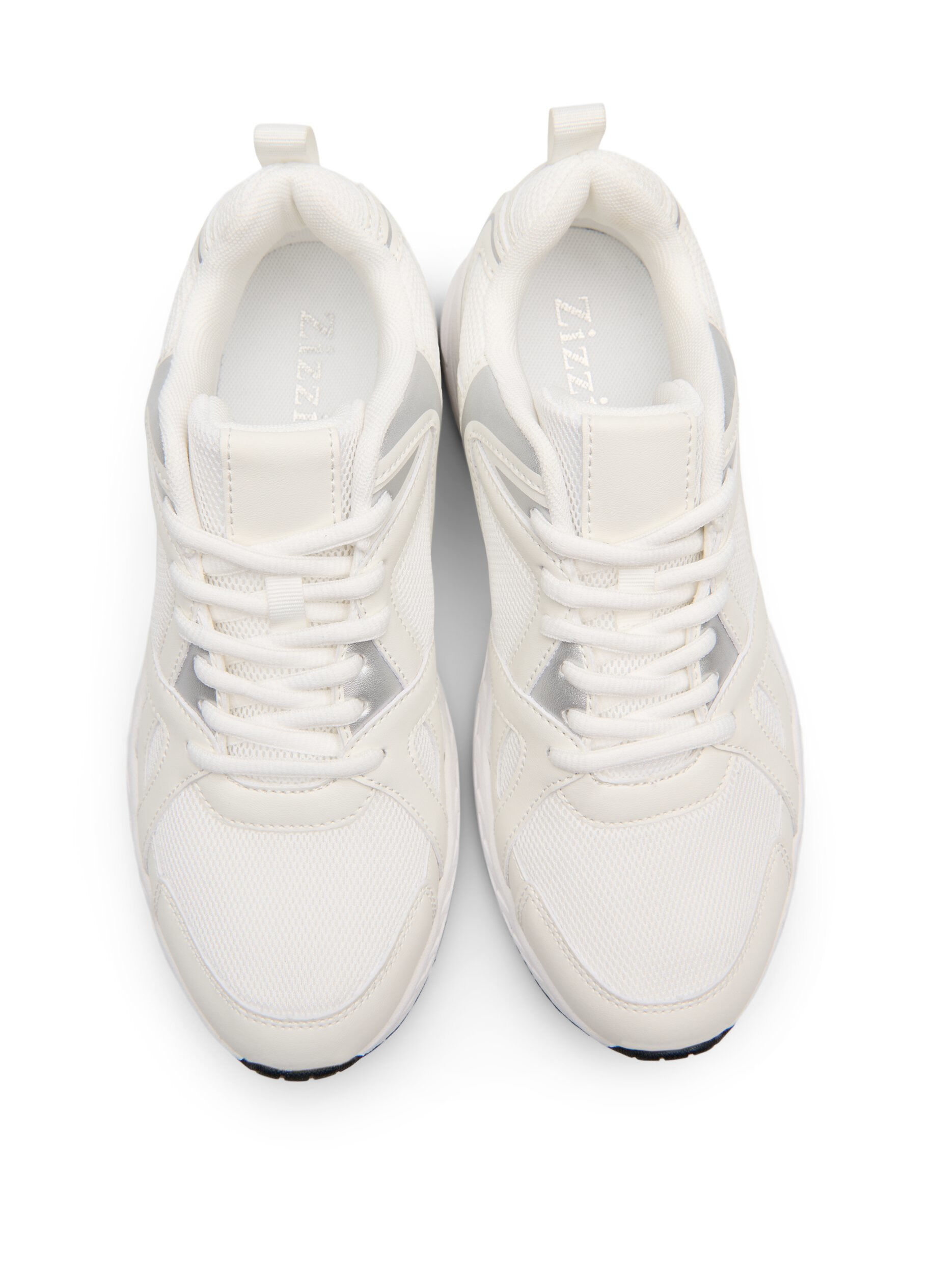 Zizzi Wide fit - Sportieve sneakers, Wit, Packshot image number 2