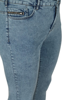 Amy jeans met hoge taille en stone wash, Stone Washed, Packshot image number 2