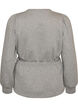 Blouse met strik en pofmouwen, Grijs, Packshot image number 1