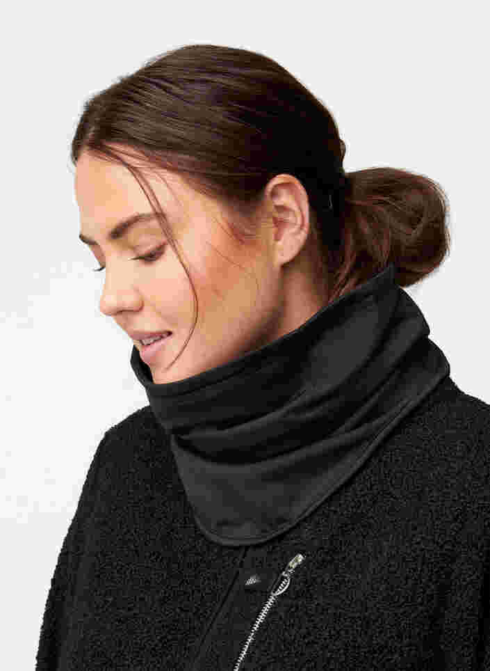 Colsjaal met fleece, Black, Model image number 0
