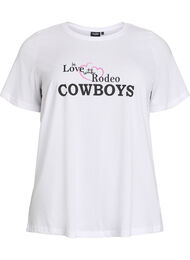 T-shirt met print, Wit