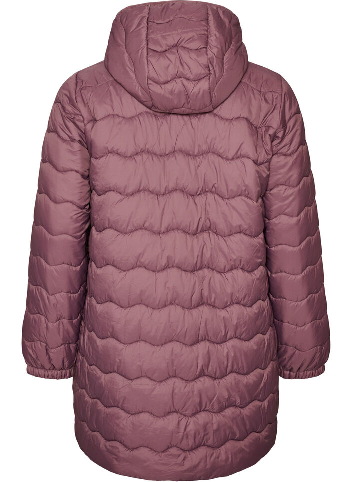 Gewatteerde jas, Roze, Packshot image number 1