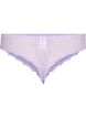 String van gebloemde kant met normale taille, Paars, Packshot image number 1