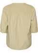 Blouse met smock en 3/4-mouwen, Groen, Packshot image number 1