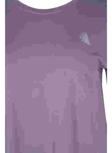 Effen sportshirt, Purple Sage, Packshot image number 2