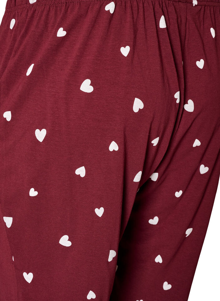 Bedrukte pyjamabroek, Rood, Packshot image number 3
