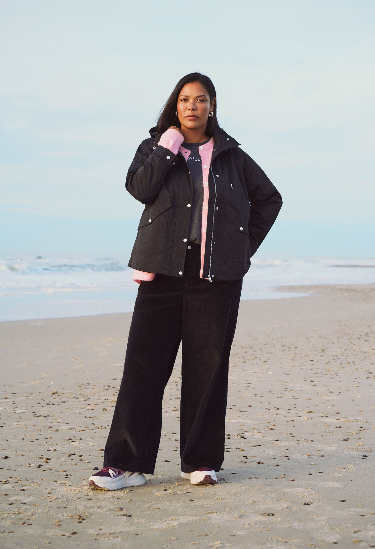 Zizzi Zwarte lentejas, , Model