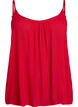 Strap top in viscose, Rood, Packshot image number 0