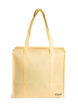 Boodschappen tas met rits or just shoppingbag, Geel, Packshot image number 1