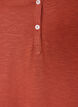 T-shirt met knoopdetail, Bruin, Packshot image number 2