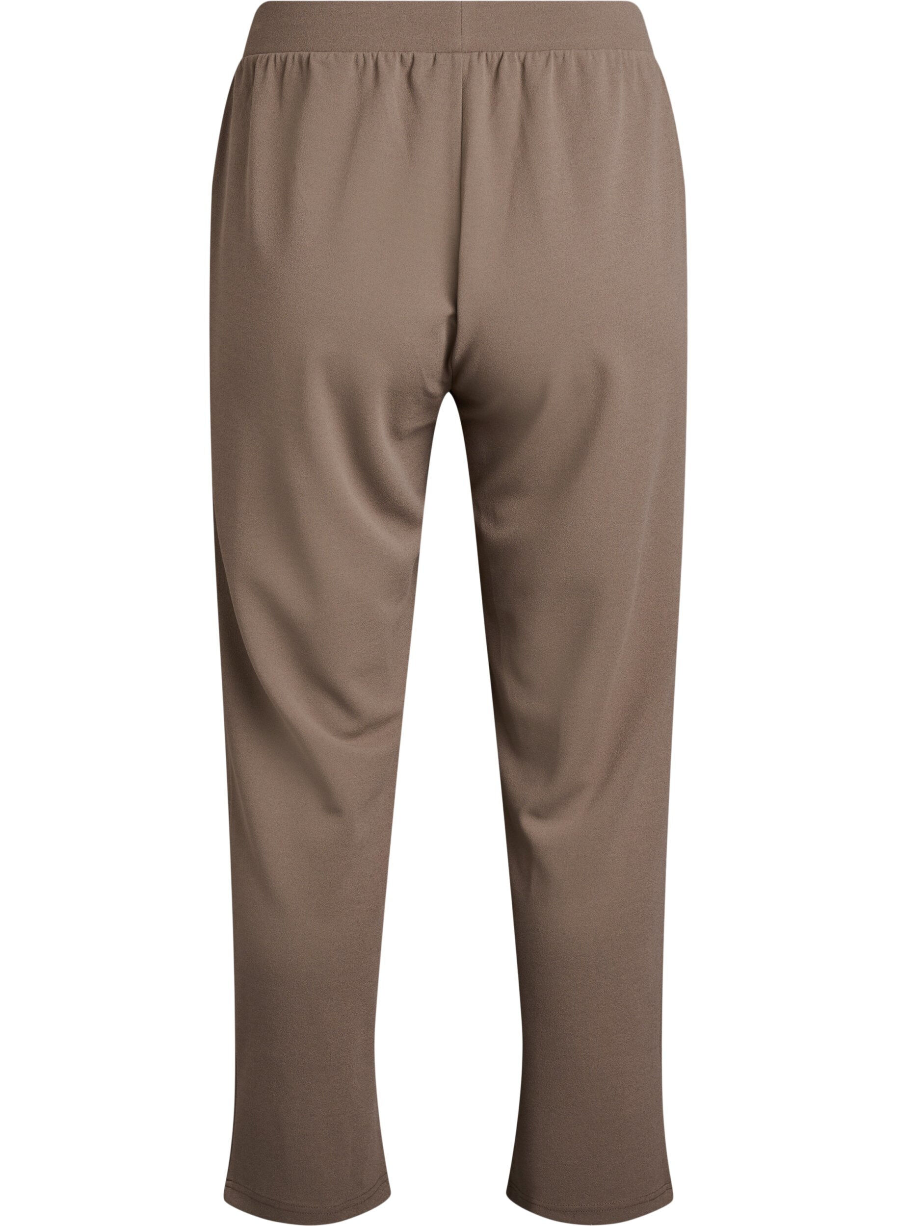 Zizzi FLASH - Broek met rechte pasvorm, Beige, Packshot image number 1