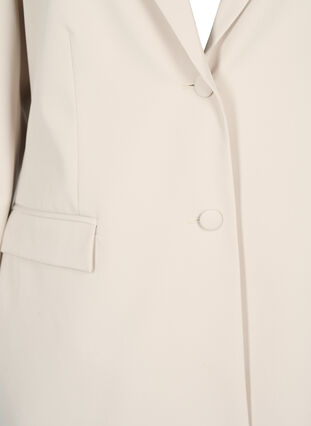 Klassieke blazer met knoopsluiting, Pumice Stone, Packshot image number 2