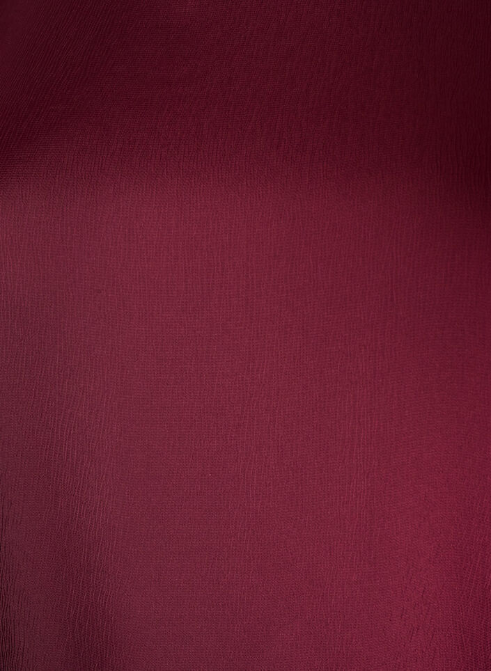 Satijnen blouse met ellebooglange mouwen, Rood, Packshot image number 2