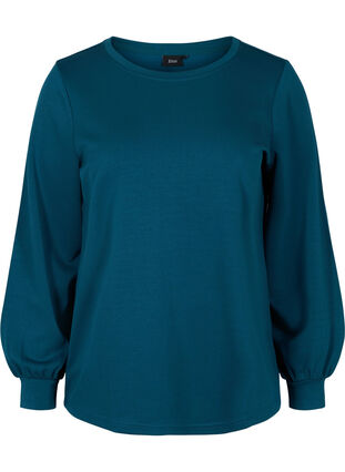 Sweatshirt met ronde hals en lange mouwen, Reflecting Pond, Packshot image number 0