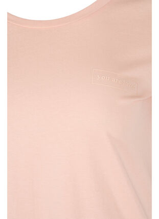 Katoenen t-shirt met print, Rose Cloud Loved, Packshot image number 2