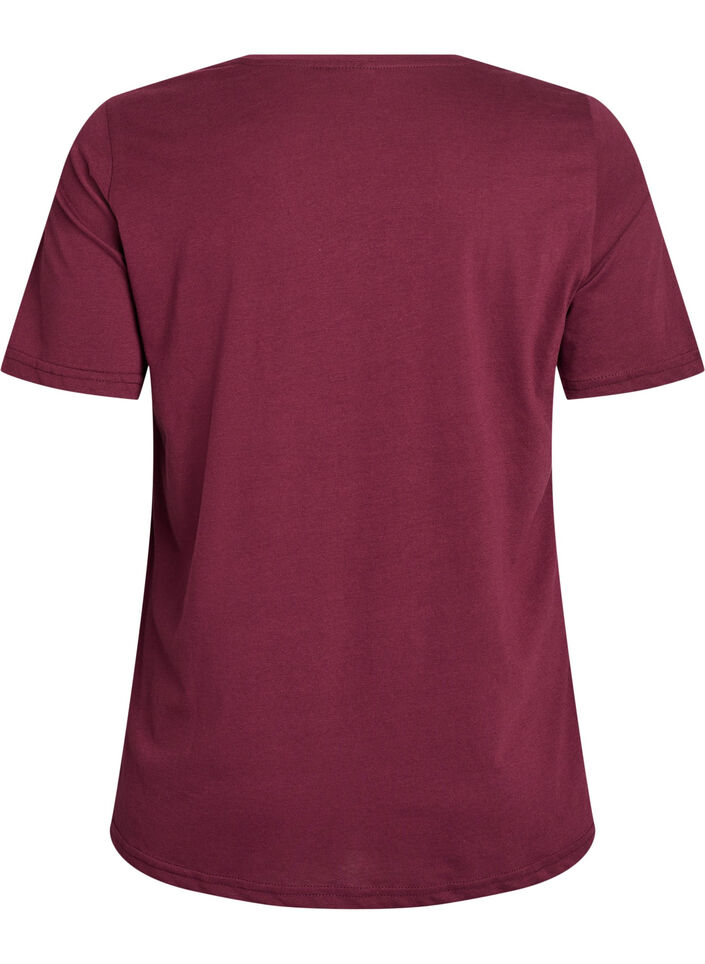 T-shirt met print, Rood, Packshot image number 1