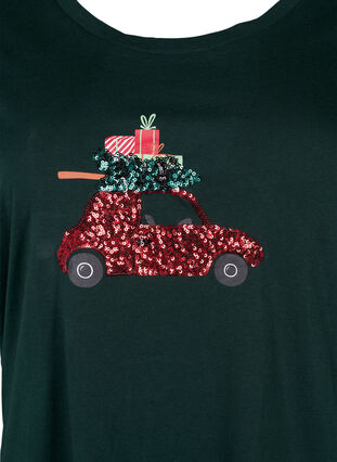 Kerst t-shirt in katoen, Scarab Car, Packshot image number 2