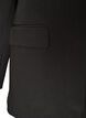 Blazer met split aan de achterkant en strikdetail, Zwart, Packshot image number 3