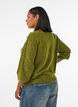 Breisel blouse met knoopdetail, Groen, Model image number 2