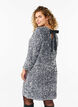 Paillettenjurk met strikdetails, Silver, Model image number 1