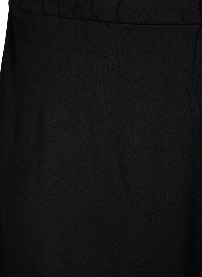 2-pack rok van viscose, Zwart, Packshot image number 3