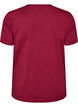 Basic katoenen T-shirt met ronde hals, Rood, Packshot image number 1