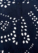 Mouwloze blouse met broderie anglaise en ruches, Blauw, Packshot image number 2