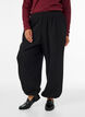 Jersey ballonbroek met hoge taille, Zwart, Model image number 2