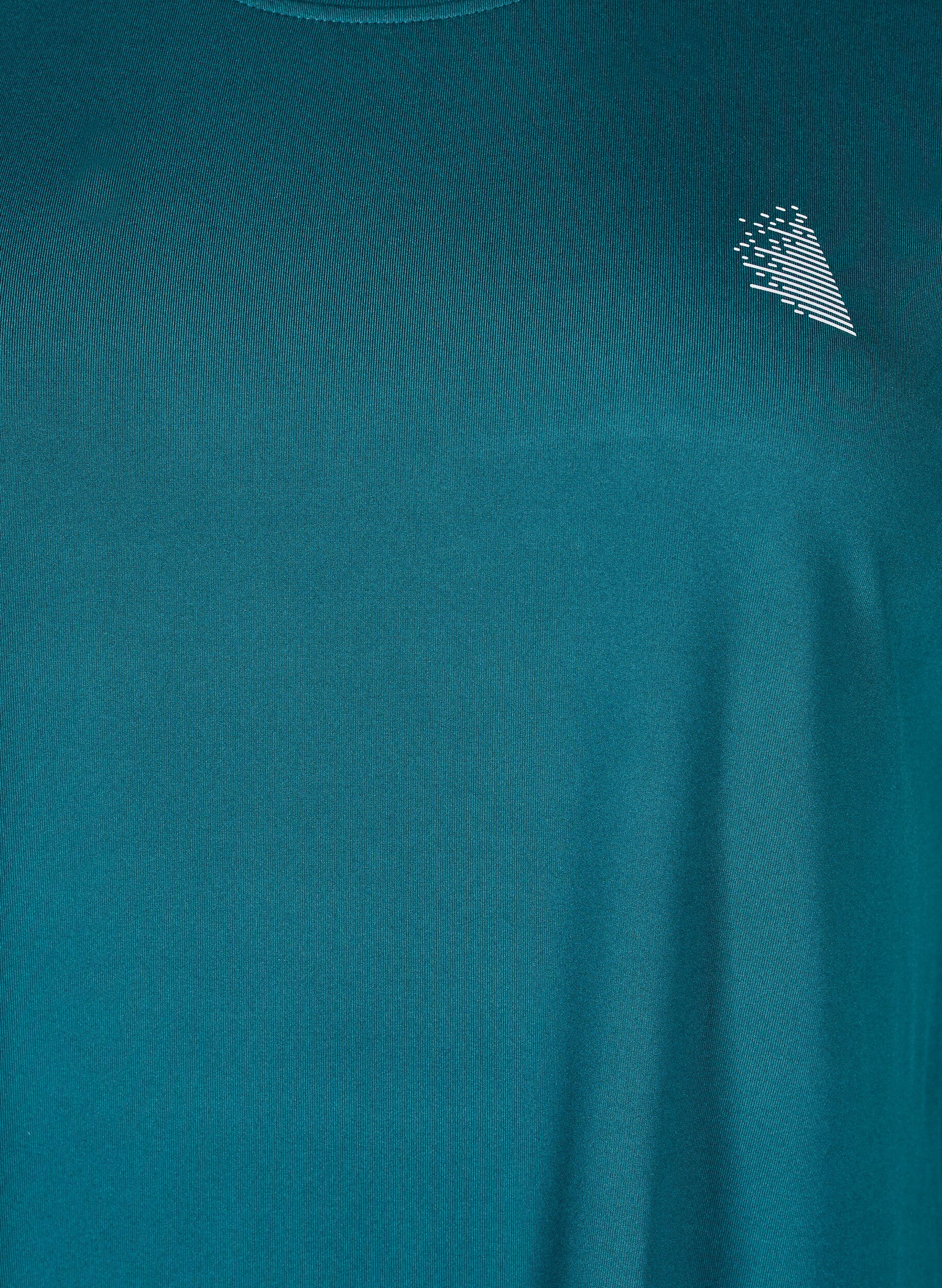 Zizzi Lang trainings T-shirt, Groen, Packshot image number 2